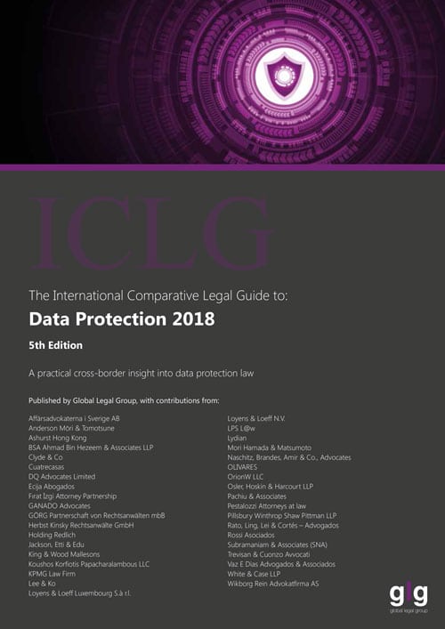 International Comparative Legal Guide To: Data Protection 2018 - Ganado ...