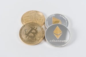 bitcoin and ethereum coins