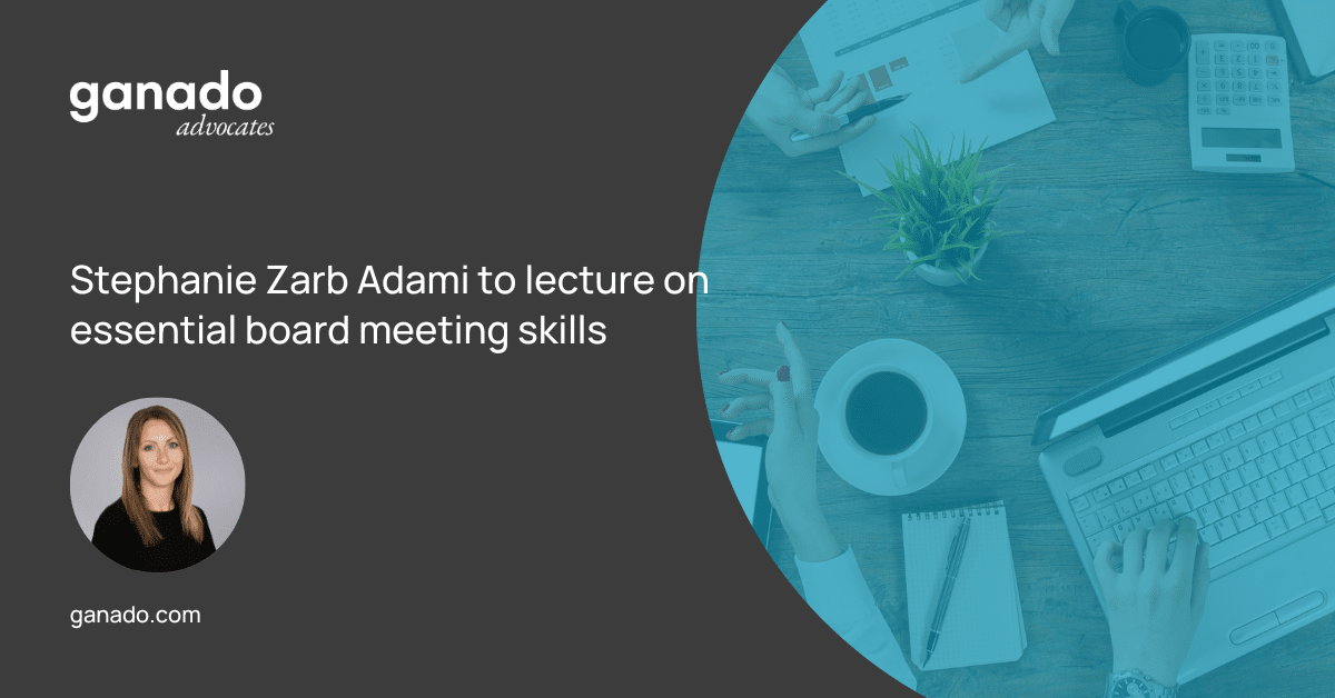 Stephanie Zarb Adami to lecture on essential board meeting skills