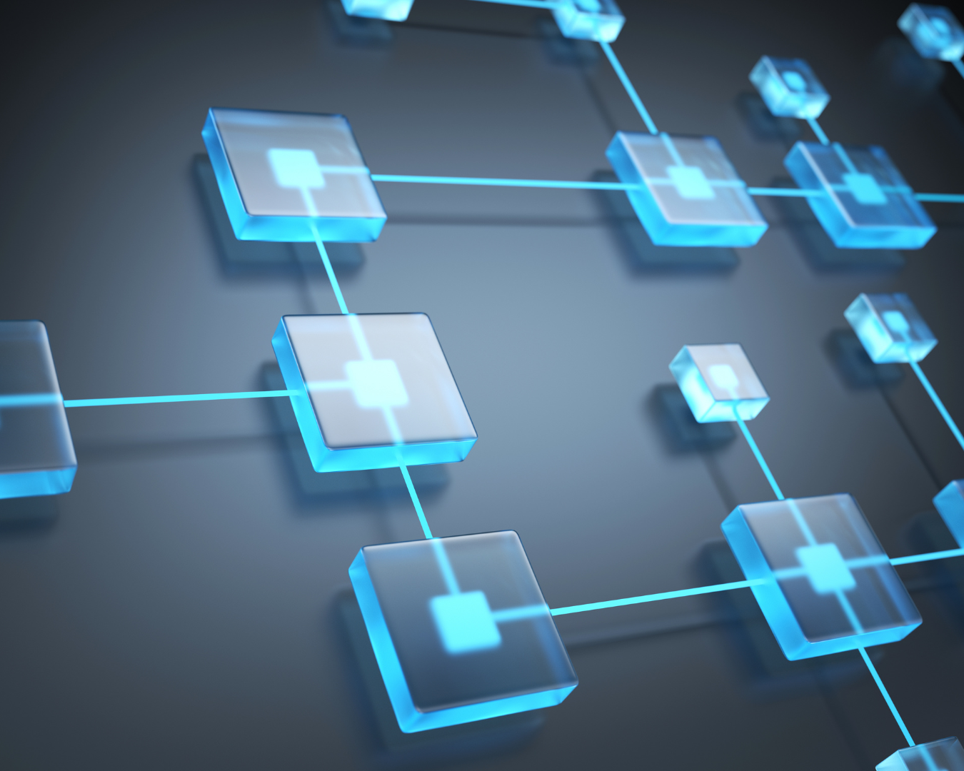 Decorative: represents Blockchain technology